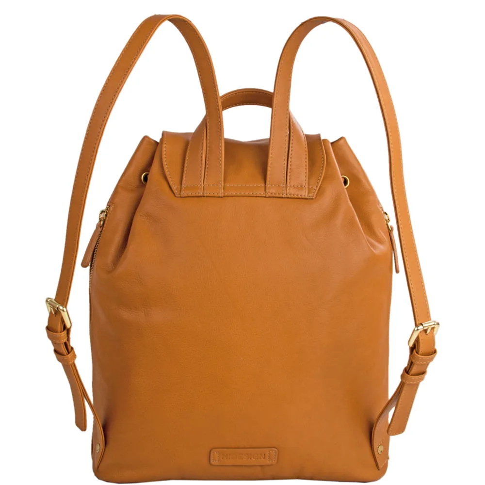 Hidesign Leah Leather Backpack Tan