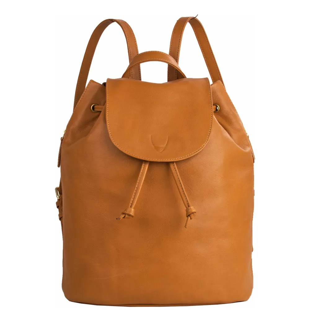 Hidesign Leah Leather Backpack Tan