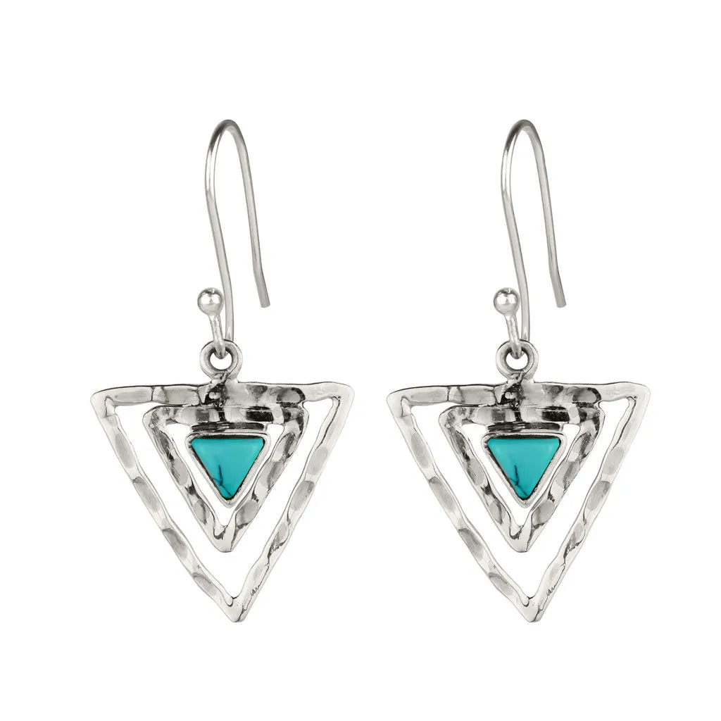 Infinity Trikona Earrings