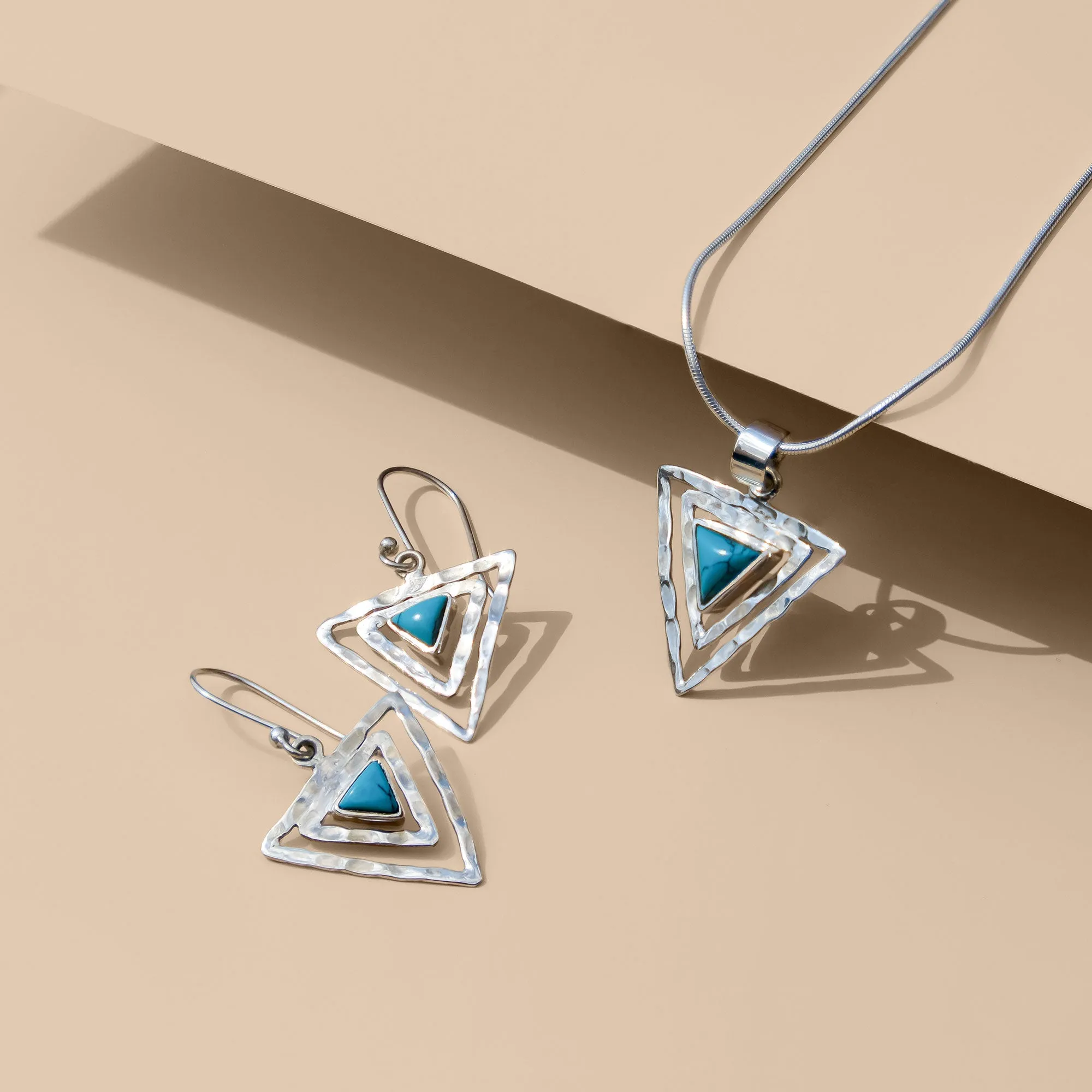 Infinity Trikona Earrings