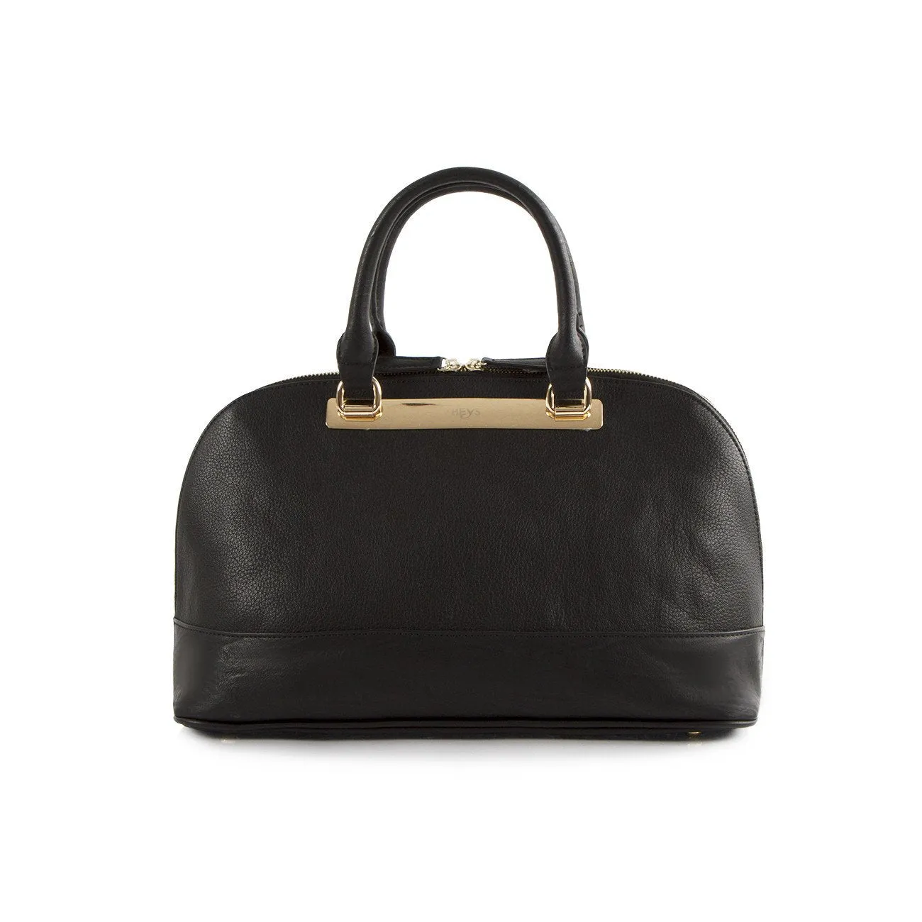 La Mode Dome Satchel - Black