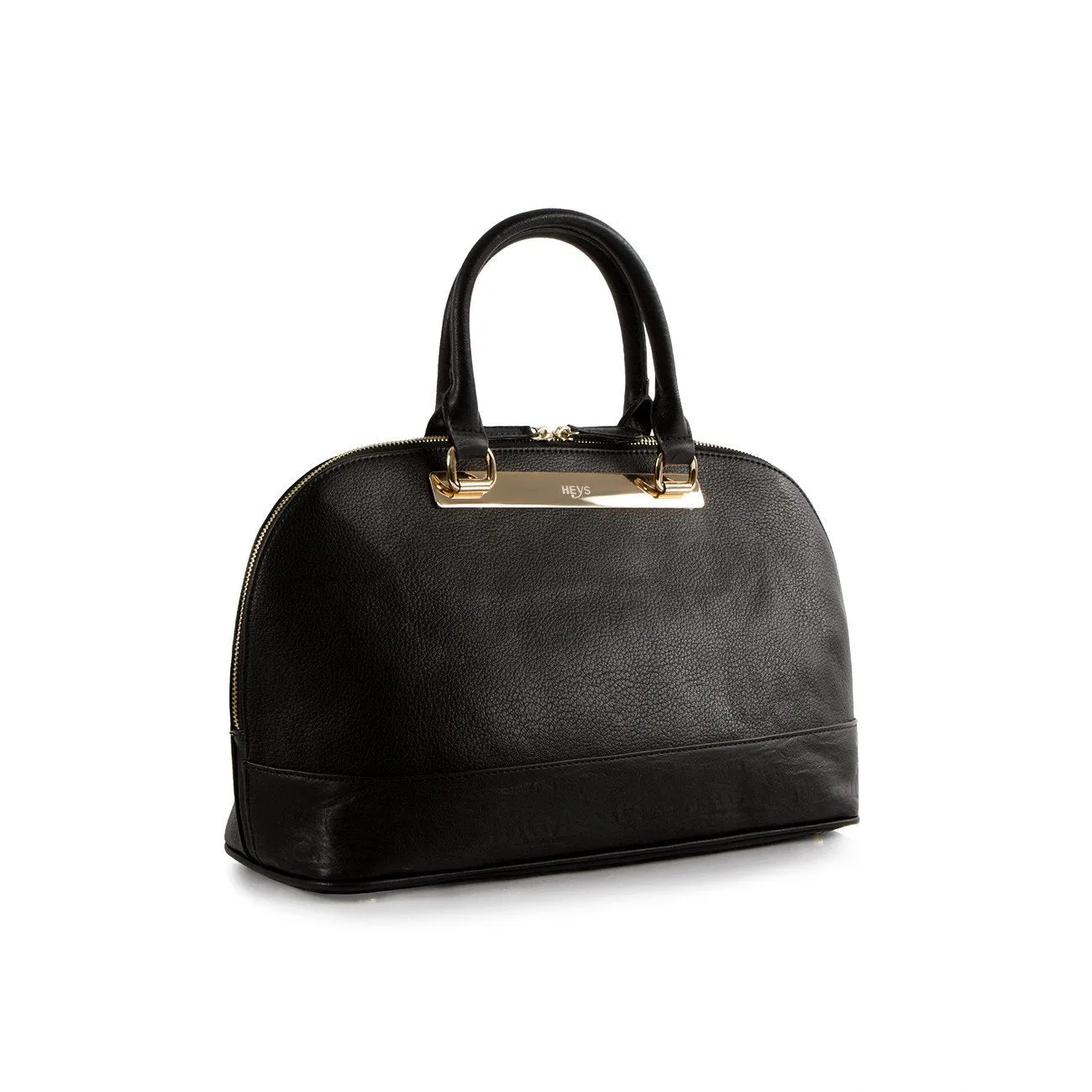 La Mode Dome Satchel - Black