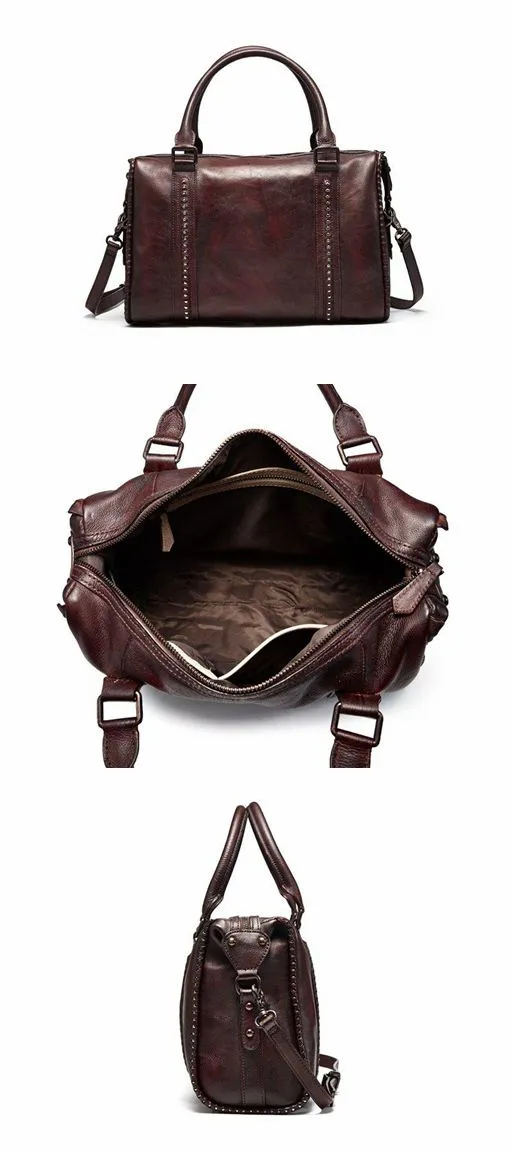 Leather Travel Bag, Crossbody Bag For Women, Leather DSLR Camera Bag