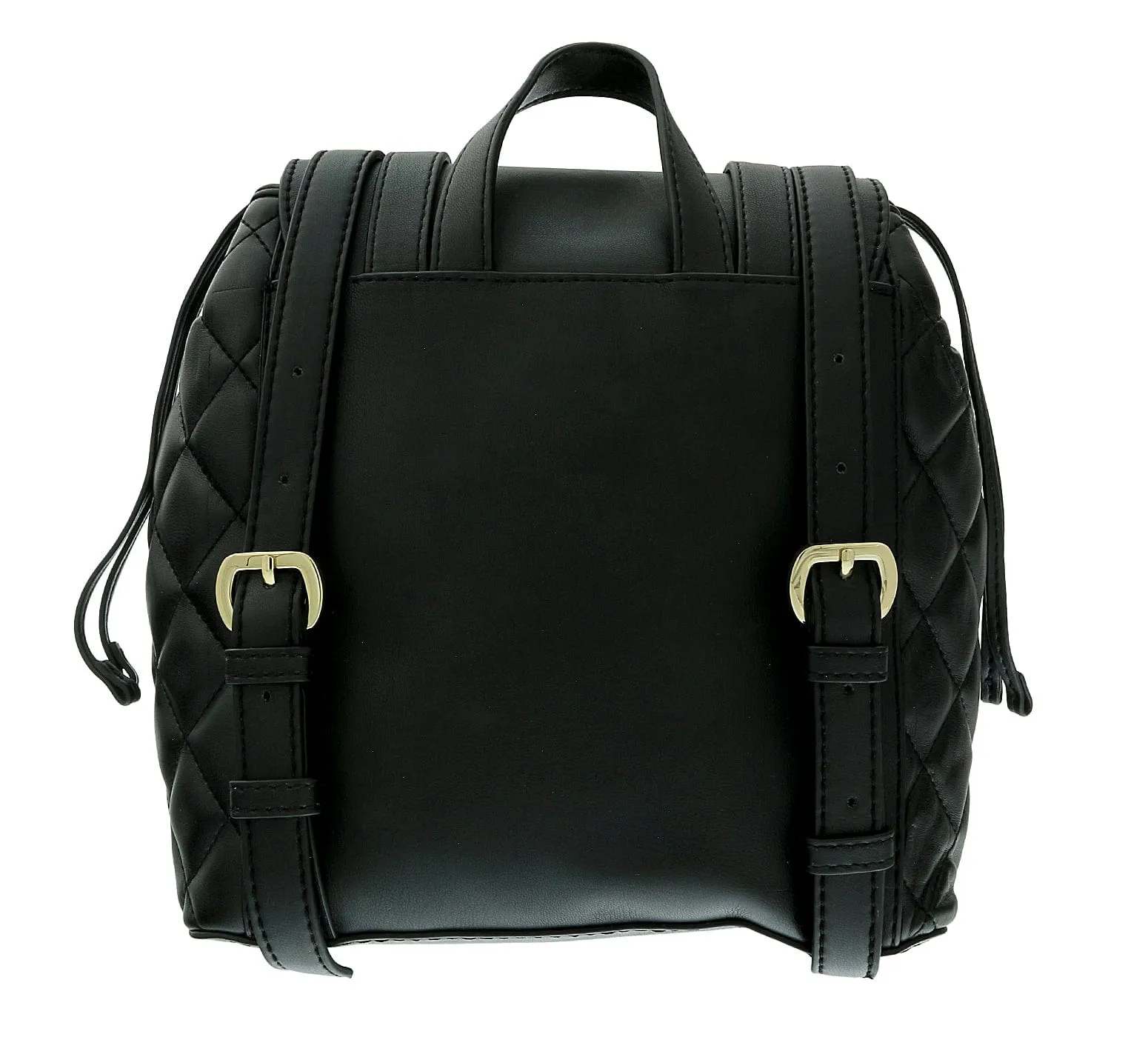 Love Moschino Black Quilted Classic Medium Backpack