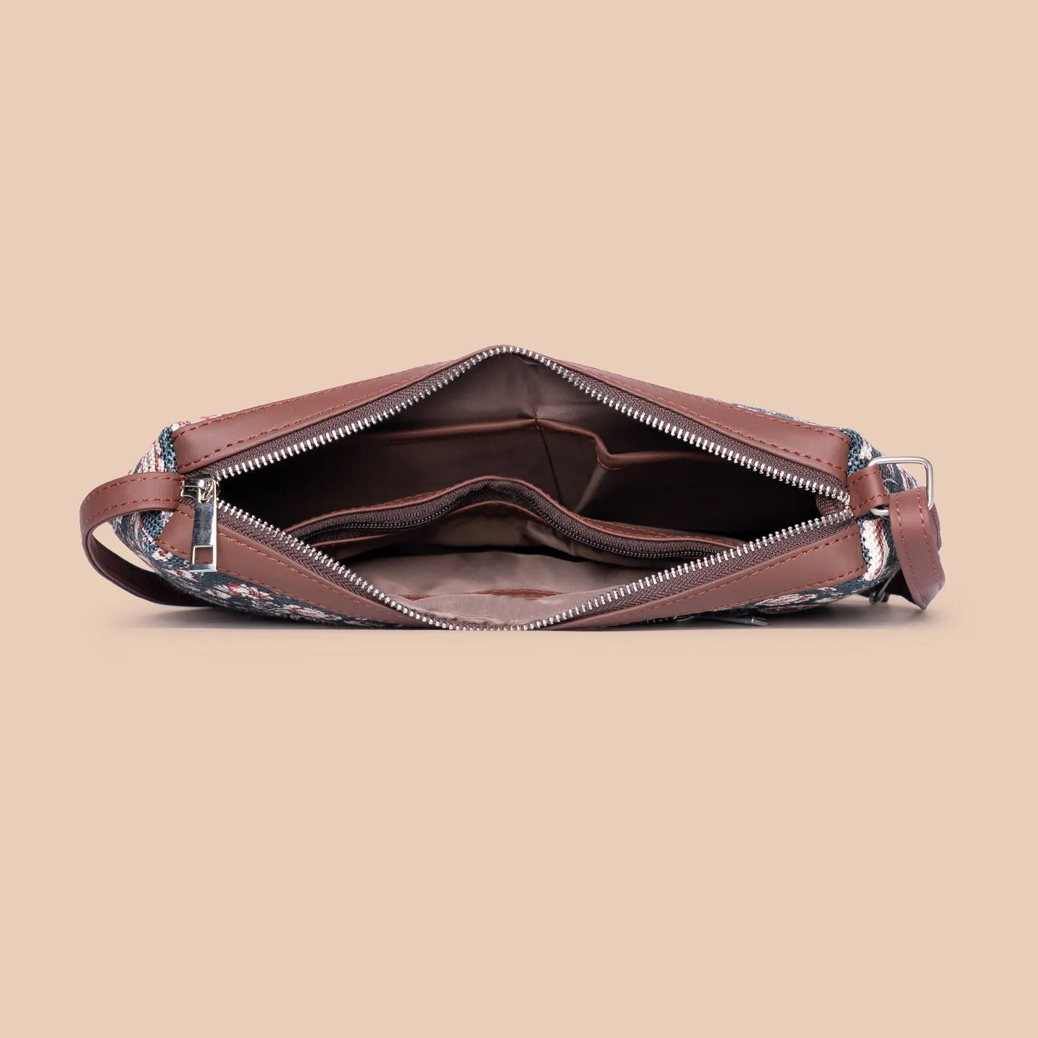 Multicolor Mandala Structured Shoulder Bag
