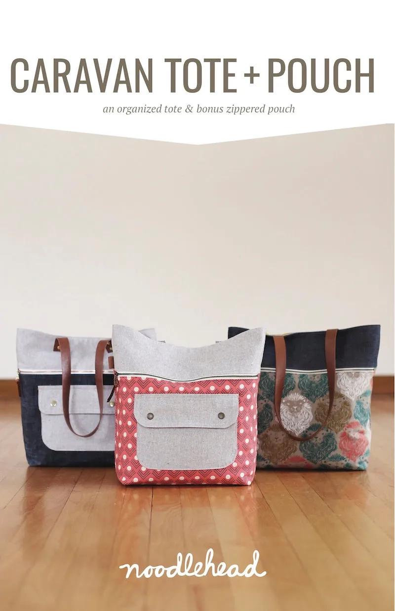 Noodlehead Sewing Pattern - Caravan Tote and Pouch