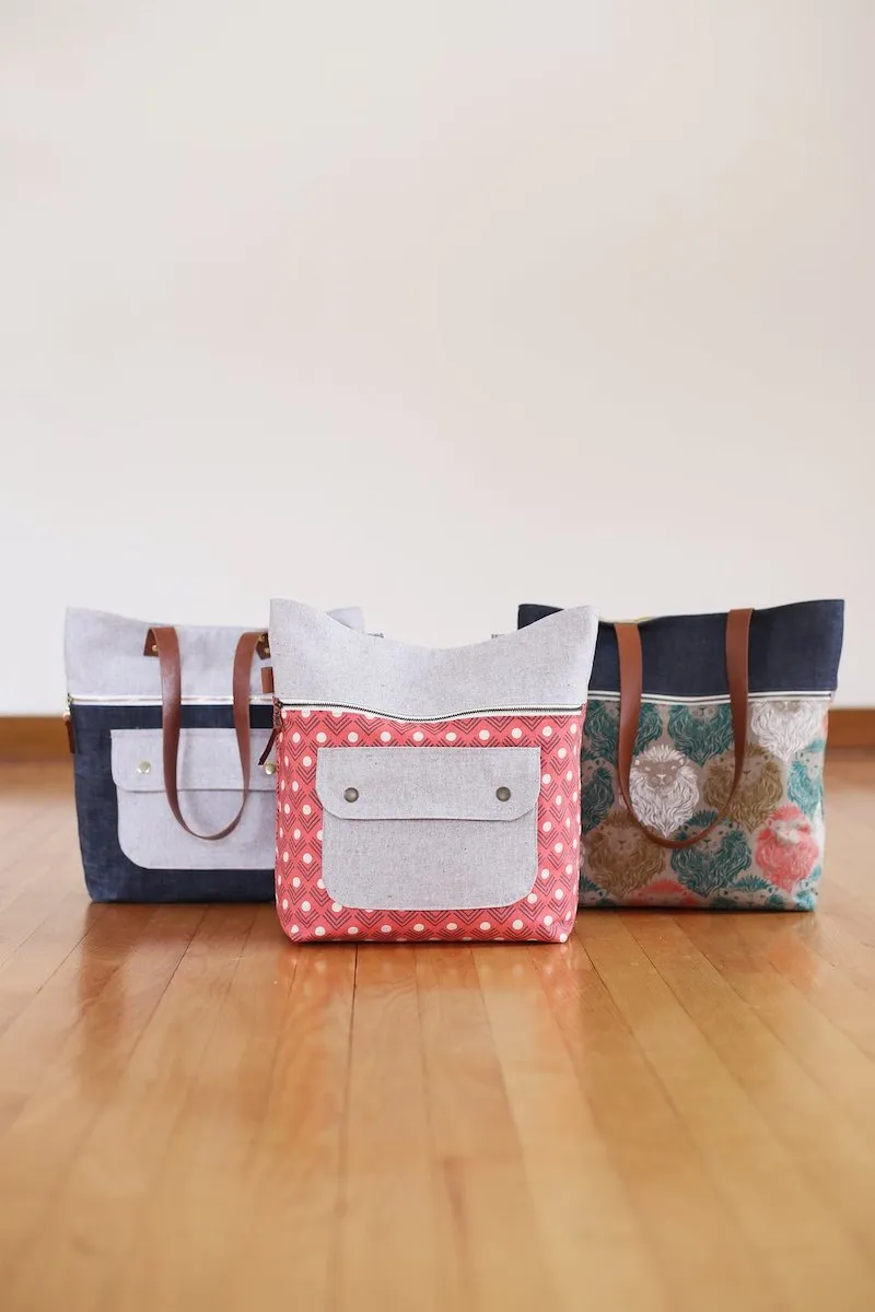 Noodlehead Sewing Pattern - Caravan Tote and Pouch