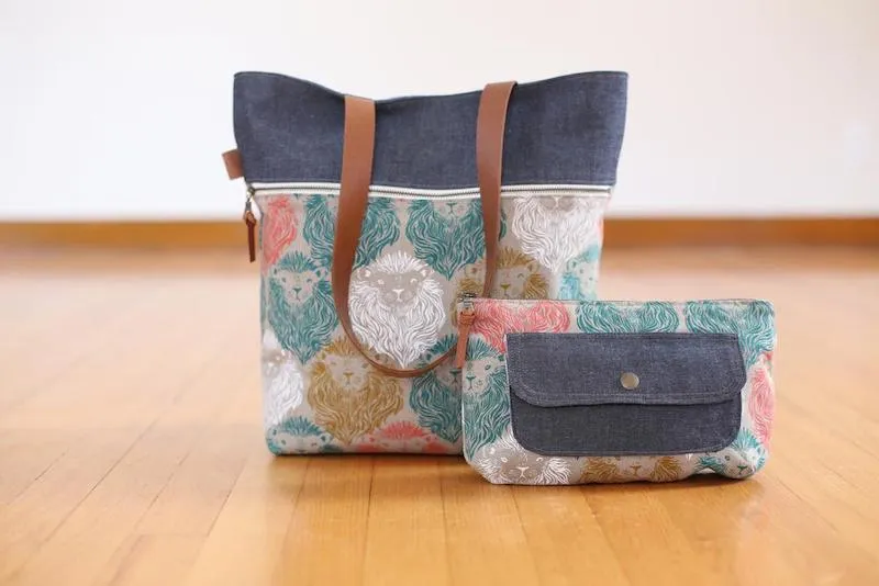 Noodlehead Sewing Pattern - Caravan Tote and Pouch