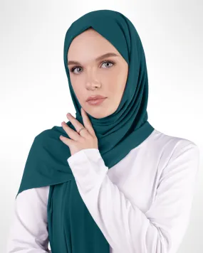Premium Chiffon Hijab – Prussian Blue